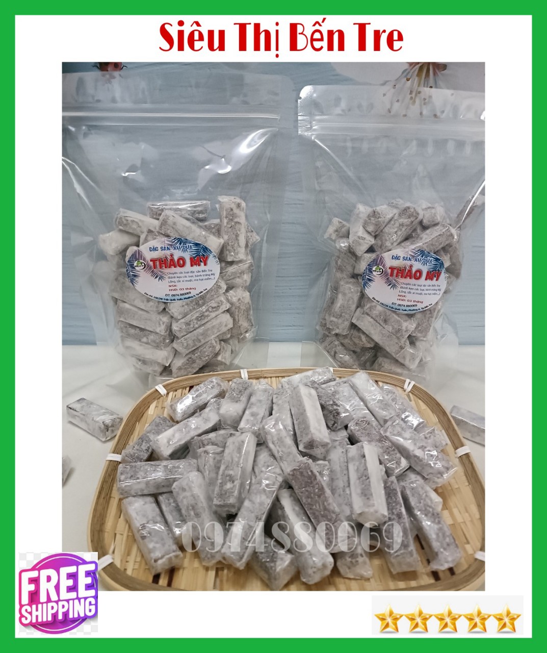 1Kg Kẹo gừng dẻo phấn ít ngọt