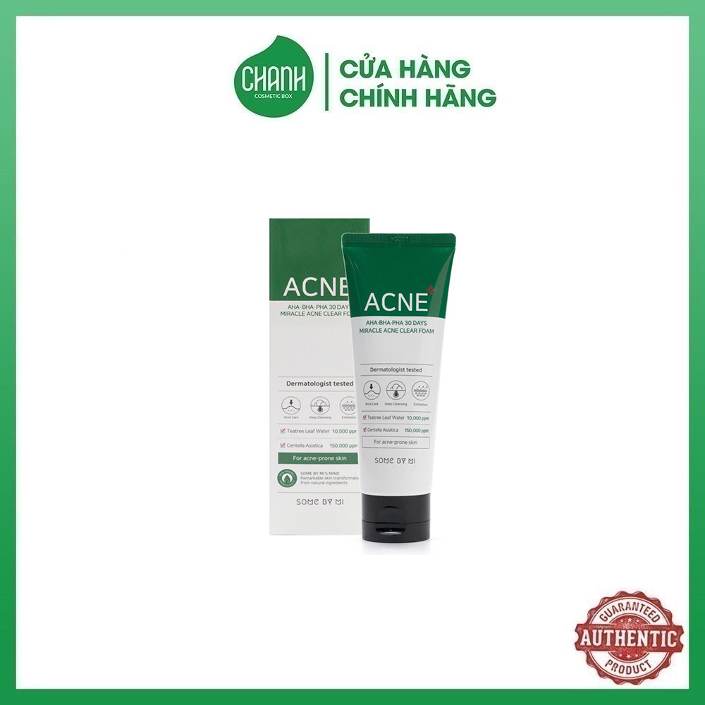 Sữa rửa mặt Some By Mi acne 30days