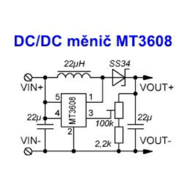 Mạch tăng áp mini 2A Mt3608