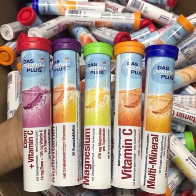 Viên Sủi Mivolis Đức Ống 20 Viên