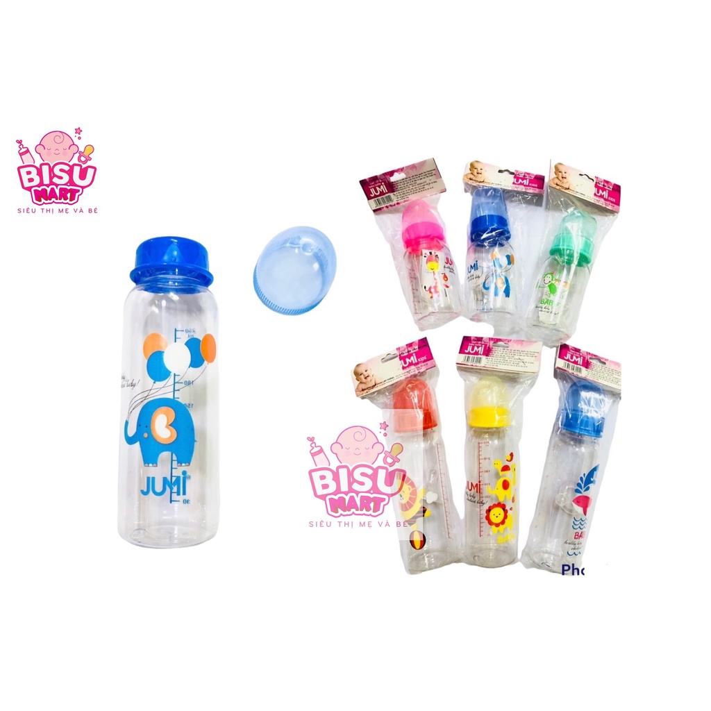 Bình sữa cổ hẹp YUMI 120ml - 240ml (trơn)