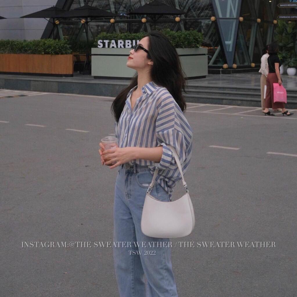 ÁO SƠ MI SỌC FORM RỘNG