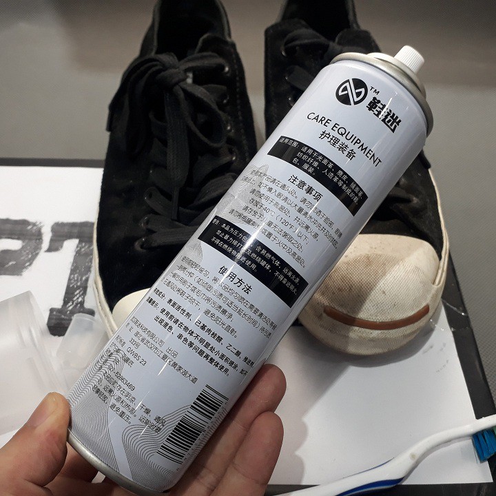 Chai xịt tạo bọt vệ sinh giày Sneaker cao cấp (VSG02)