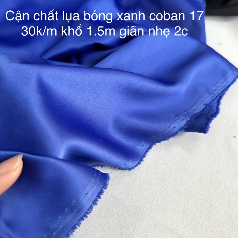 Vải Lụa bóng xuất dư- may pi-zama, váy ngủ, áo sơ mi.