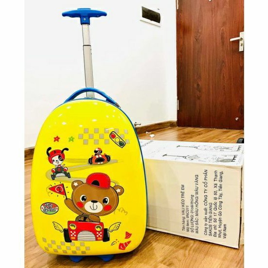 ( 1 cái ) Vali trứng có cần kéo cho bé quà Vinamilk