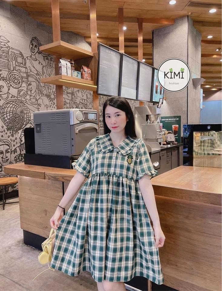 Váy bầu đẹp - Đầm bầu suông-Váy bầu thời trang thiết kế mặc bầu kết hợp sau sinh