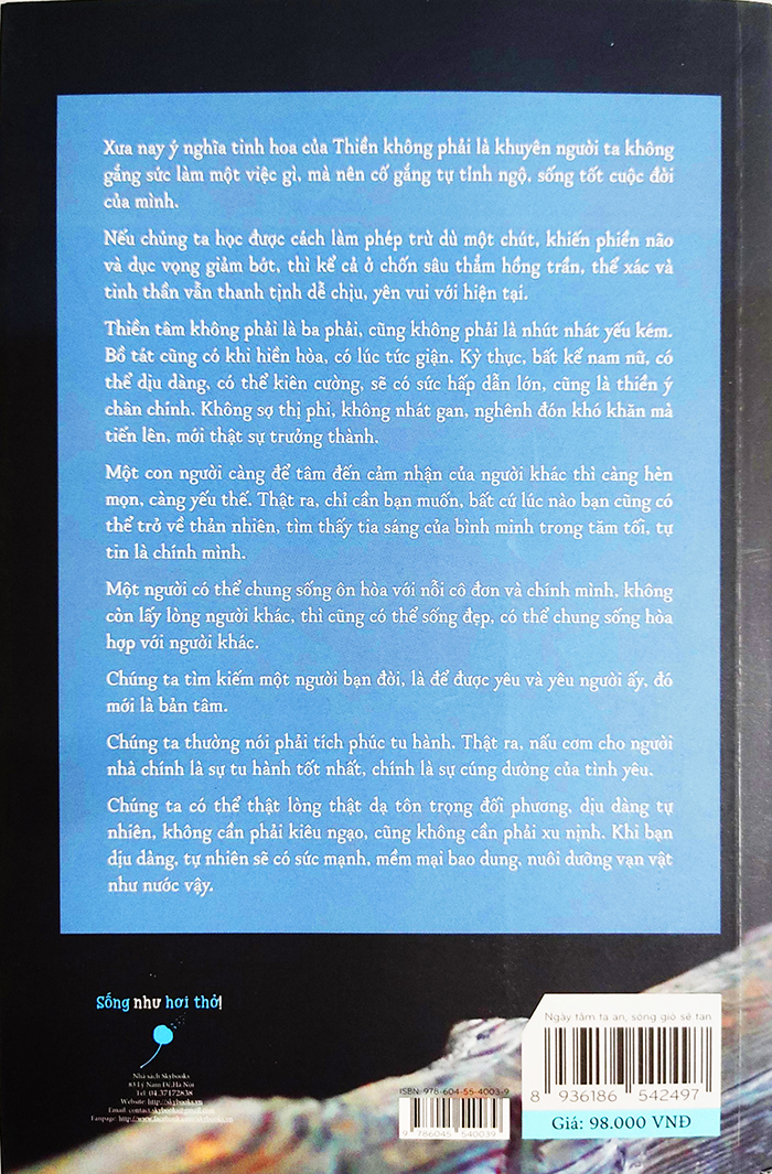 Sách - Ngày Tâm Ta An, Sóng Gió Sẽ Tan
