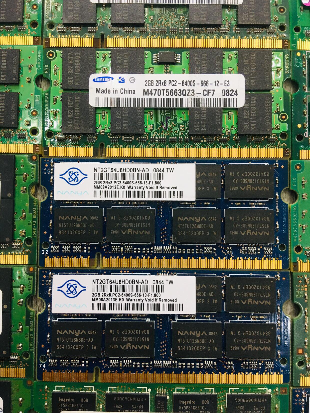 Ram Laptop ddr2 2gb bus 667 800 cũ