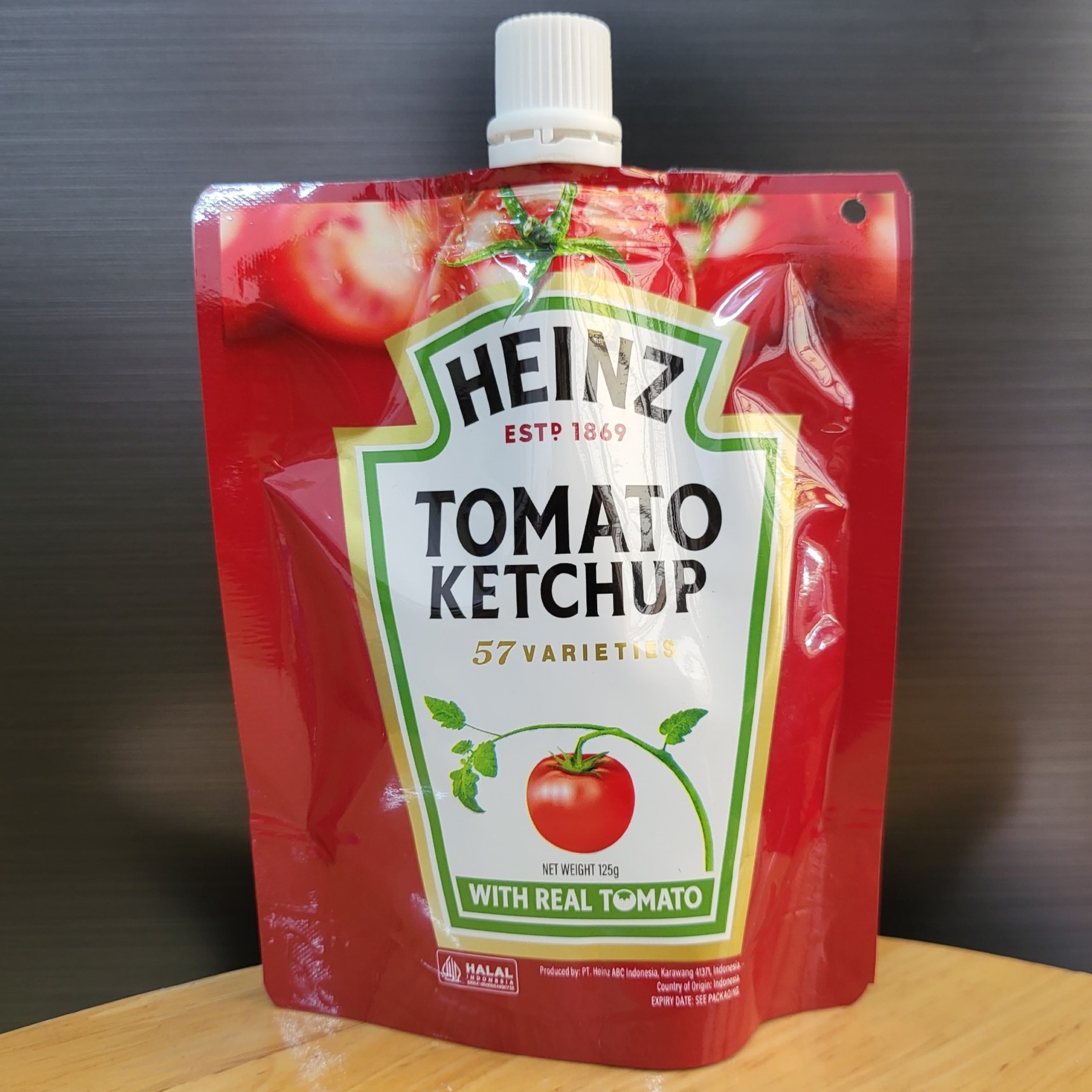 HEINZ - túi 125g - TƯƠNG CÀ CHUA INDONESIA Tomato Ketchup HALAL