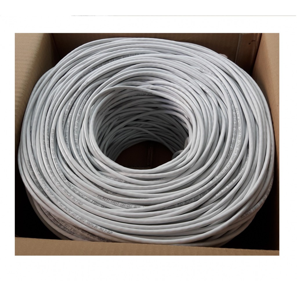 Cuộn Dây Cáp Mạng T-Link Cat5ECat6 Utp 305M (Trắng)