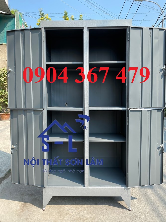 Tủ sắt văn phòng tủ hồ sơ 4 cửa sơn dầu giá rẻ