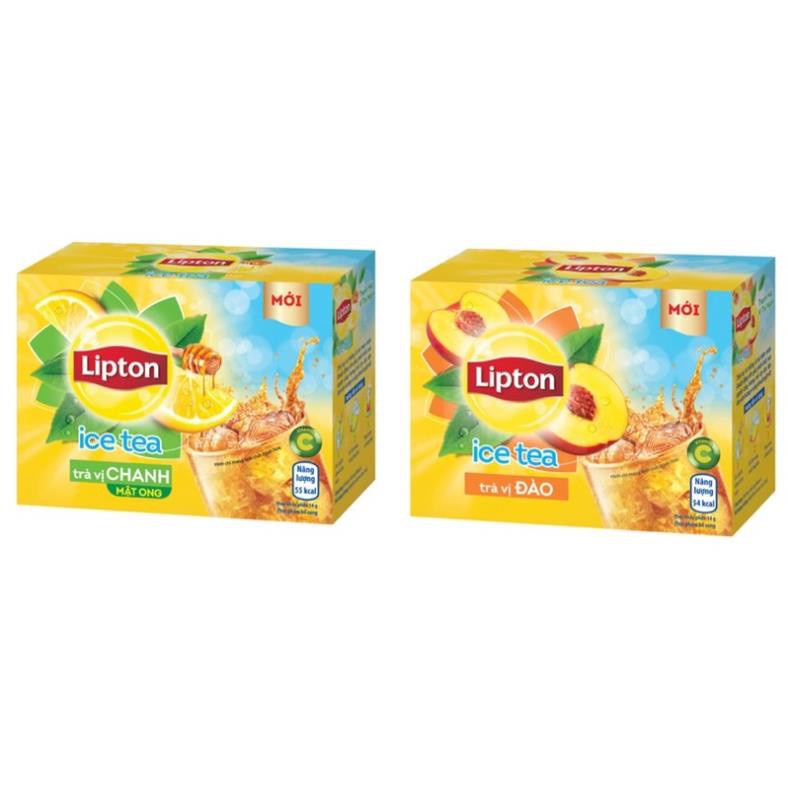 Trà Lipton Ice Tea Vị Chanh Mật Ong - Đào 224g