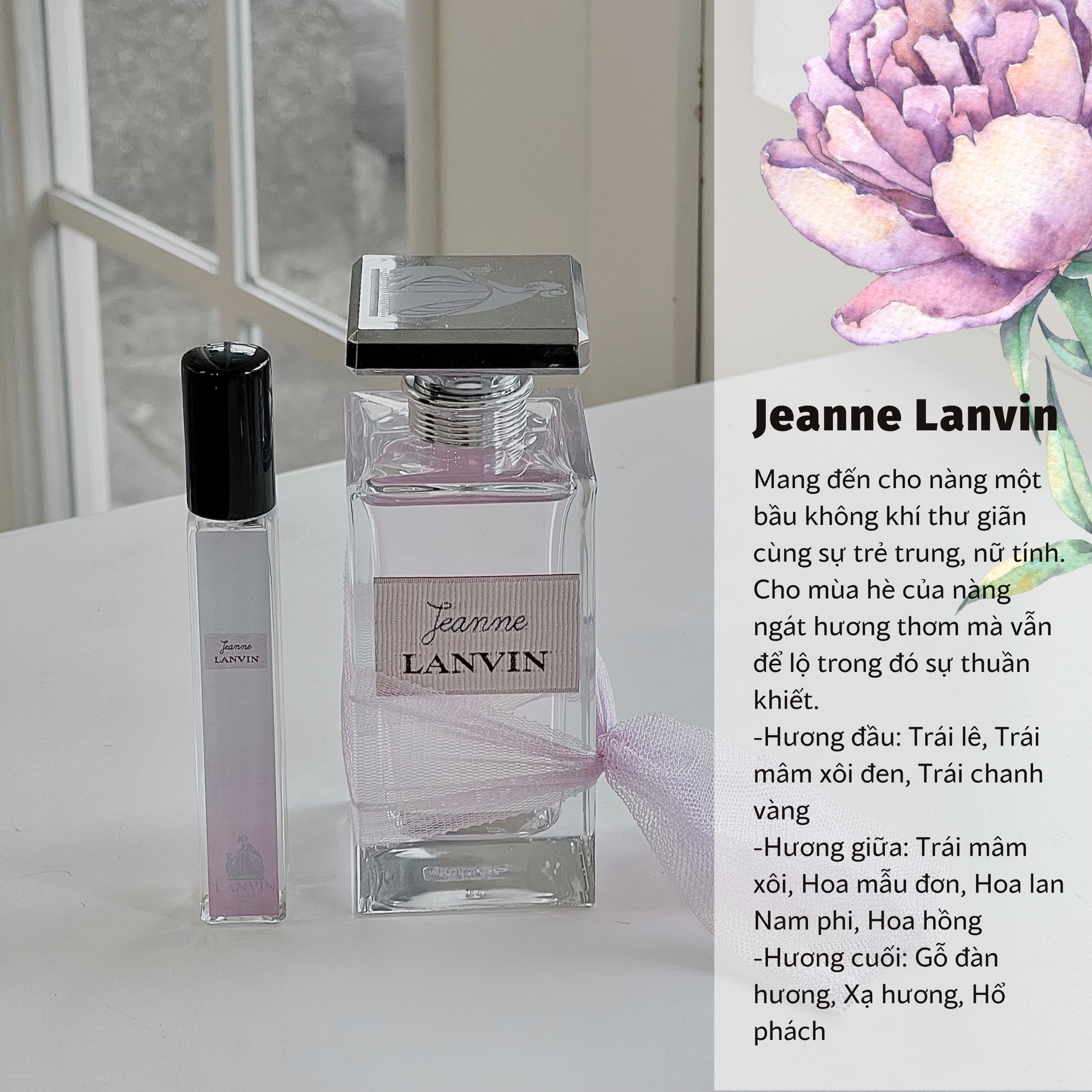 Nước hoa nữ Jeanne Lanvin EDP chiết 10ml, 20ml