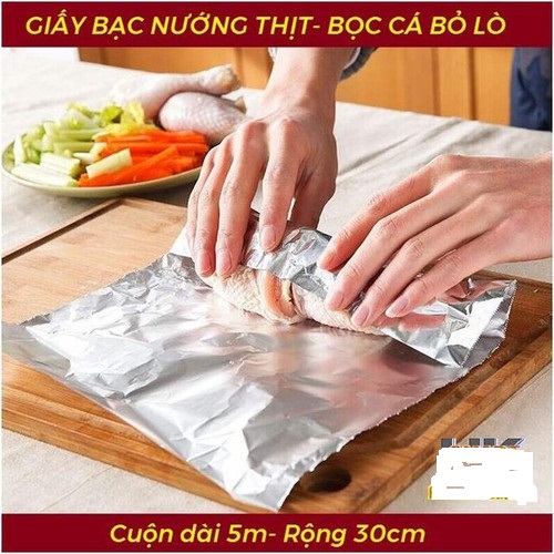 Giấy Bạc Quấn Đồ Nướng