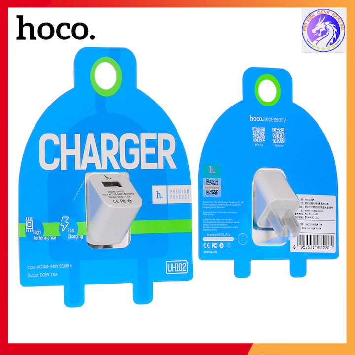 [HCM]Cóc Sạc Zin Cho iPhone Hoco UH102 - Hàng Chính Hãng
