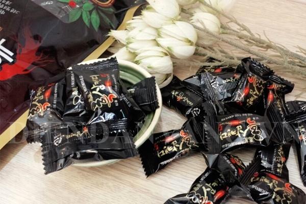 [Combo 2 gói] Kẹo hắc sâm Hàn Quốc gói 300 gram - Hàn Quốc