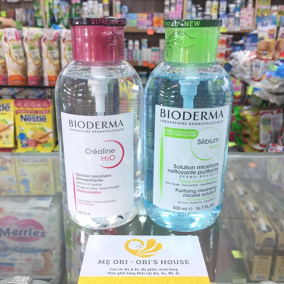 Tẩy trang BIO nắp nhún 500ml