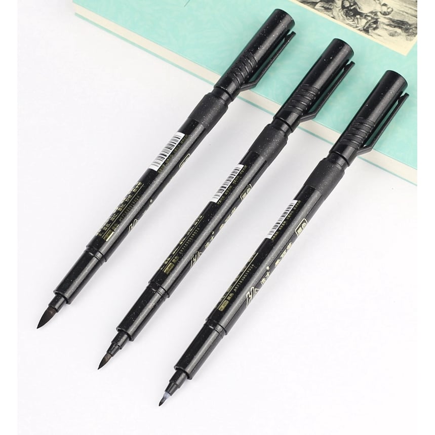 Bút viết thư pháp đầu BRUSH luyện calligraphy
