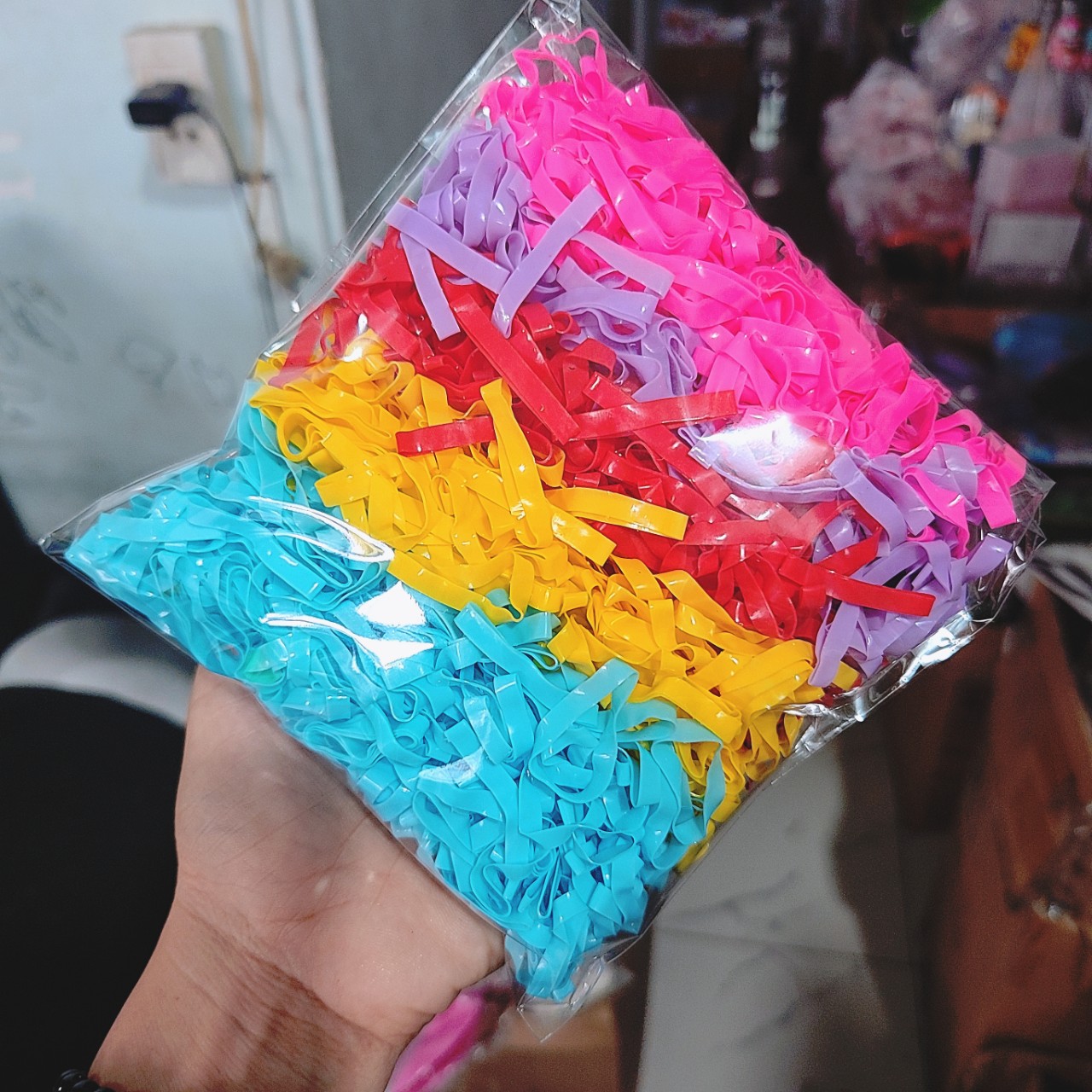100gr thun buộc tóc bản trung Hàng thái sợi dẻo