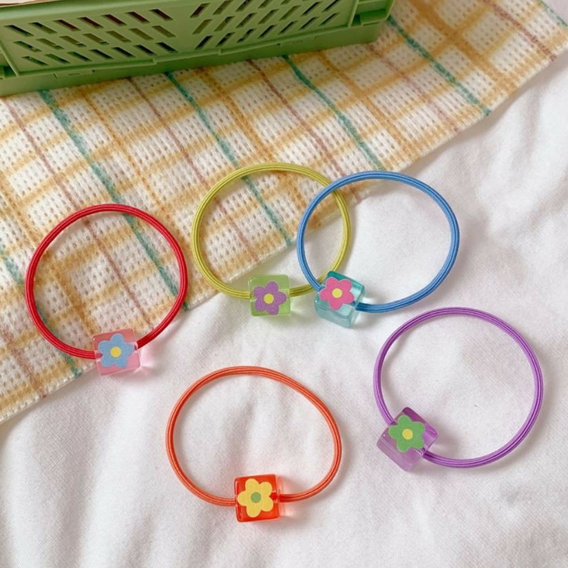 COMBO 02 THUN CỘT TÓC ĐÁNG YÊU CHO BÉ