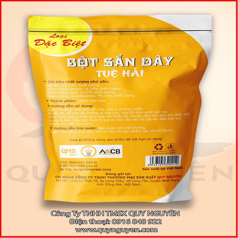 Combo Bột sắn dây nguyên chất Quy Nguyên đặc biệt 500g Sổ tay dưỡng sinh - NMOFF