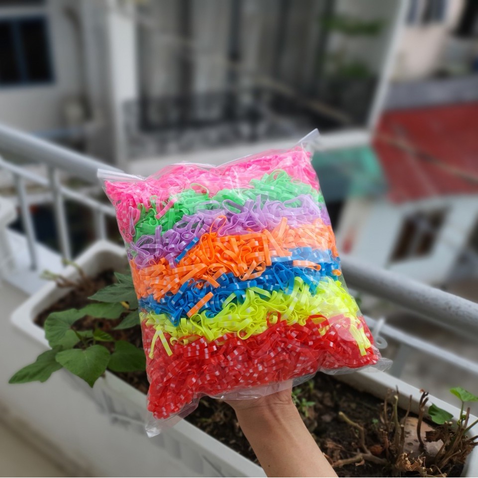 0.5 KÝ THUN CỘT TÓC LOẠI ĐỦ MÀU VÀ 1 MÀU SIZE ĐẠI