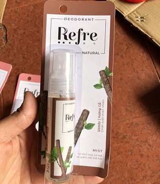 Xịt khử mùi refre đủ mùi - mẫu mới