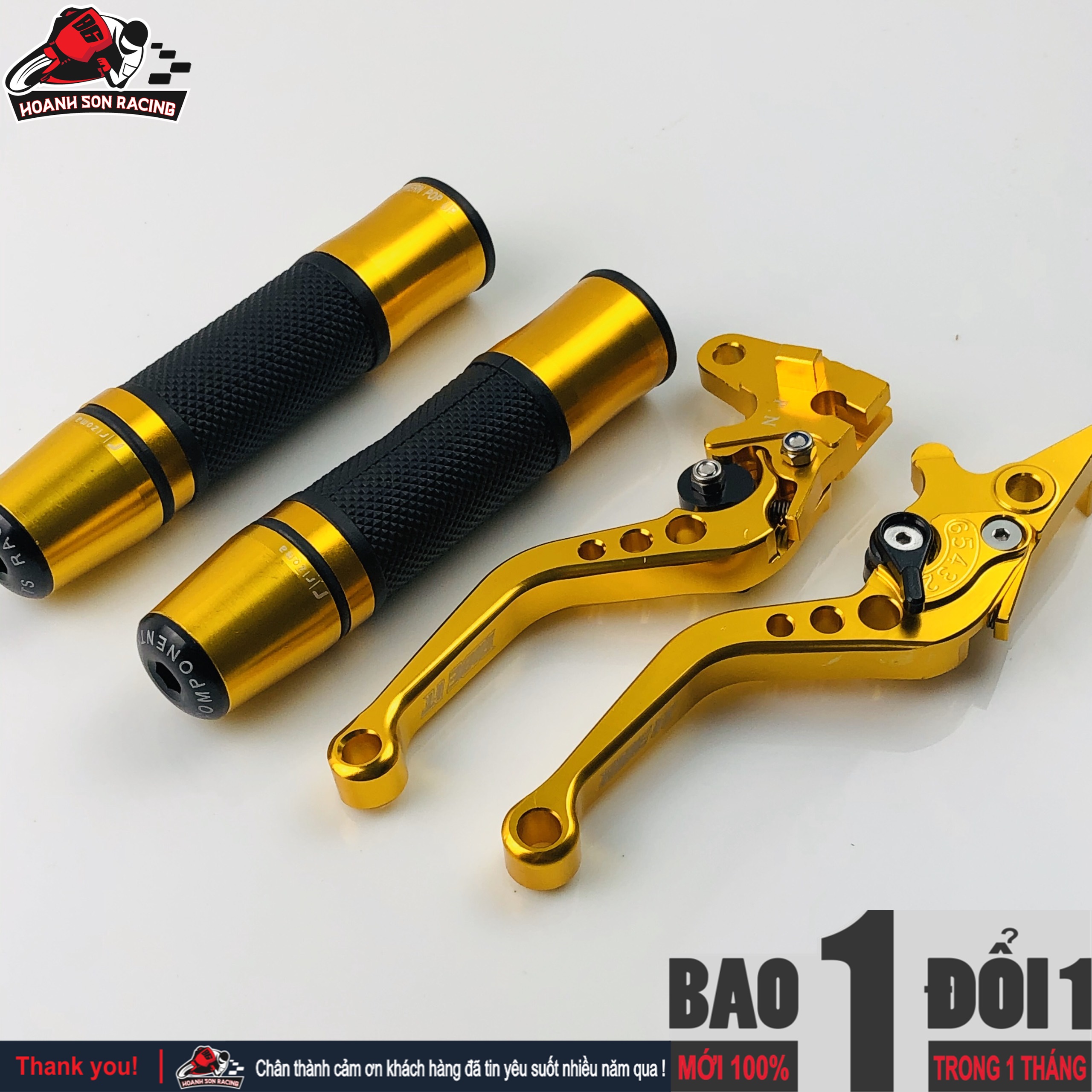 COMBO 2 bao tay và 2 tay thắng 6 số (tay phanh) cao cấp gắn cho các dòng xe EXCITER / NVX / SIRUS RC / WAVE thắng đĩa