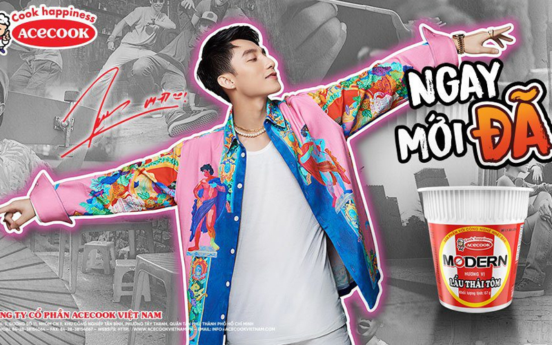 Combo 3 ly Mì Modern lẩu Thái tôm ly 65g