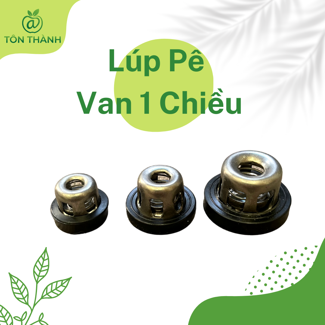 LÚP PÊ ( LUPPE ) VAN 1 CHIỀU ĐẦU XỊT RỬA XE 0.5HP 1HP 2HP SET 6 CÁI