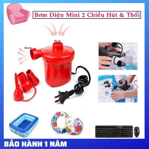 Bơm điện 2 chiều thổi hơi hút chân không Máy Bơm Hút Điện Đa Năng