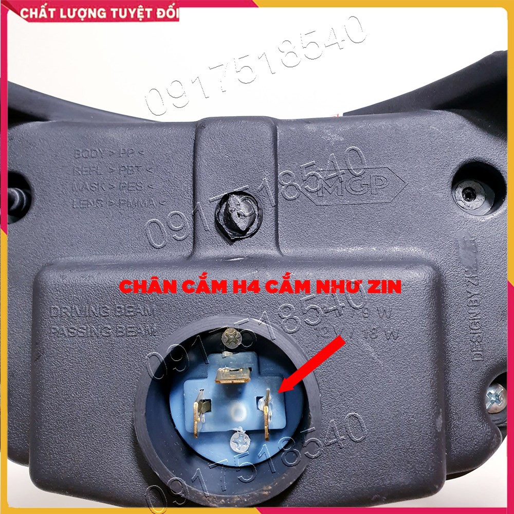 Đèn pha led 2 tầng wave A, wave 50/100/110 wave s, wave rs, wave rsx 100