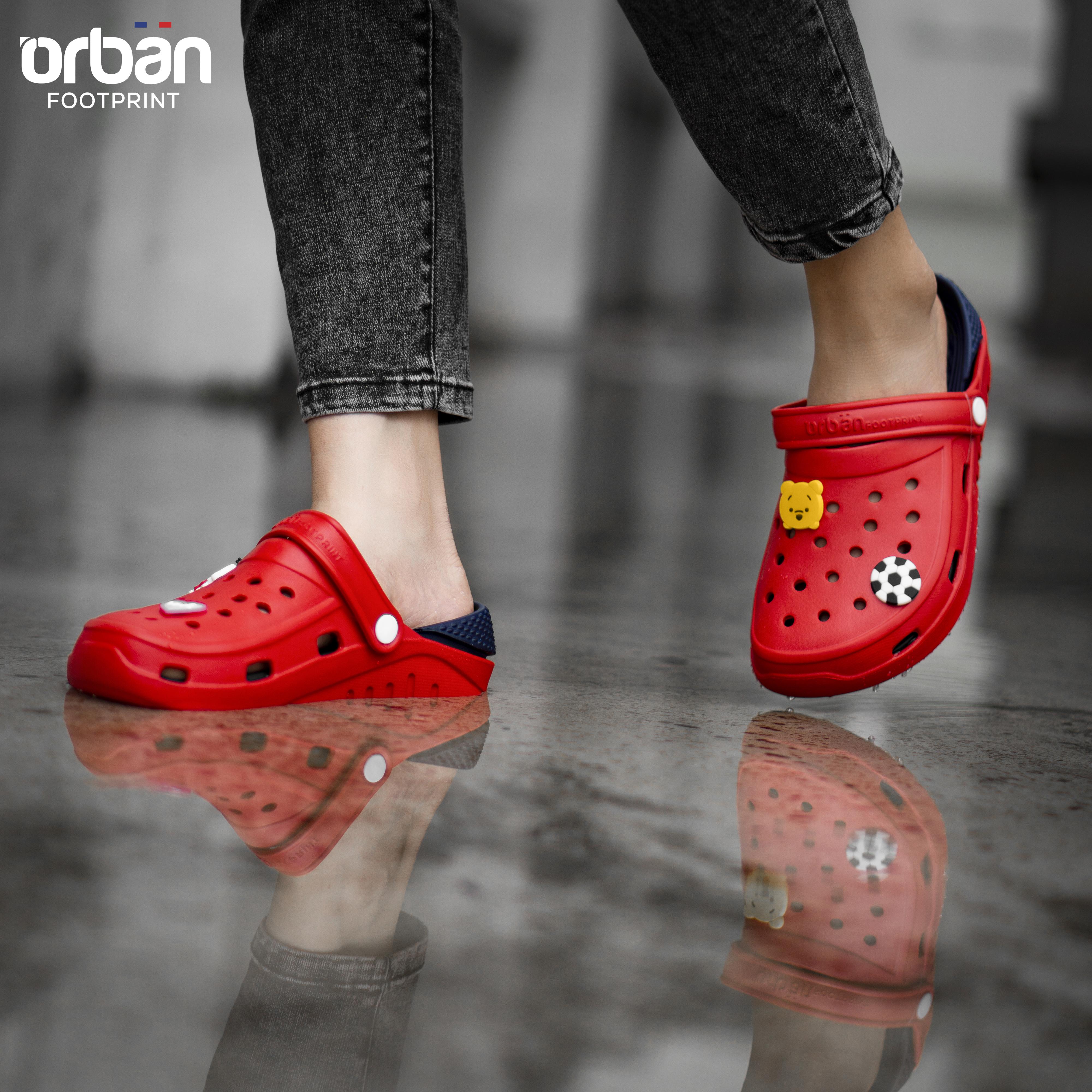 Sandals aeration urban footpritn Eva fylon D2002 full color ultra-light