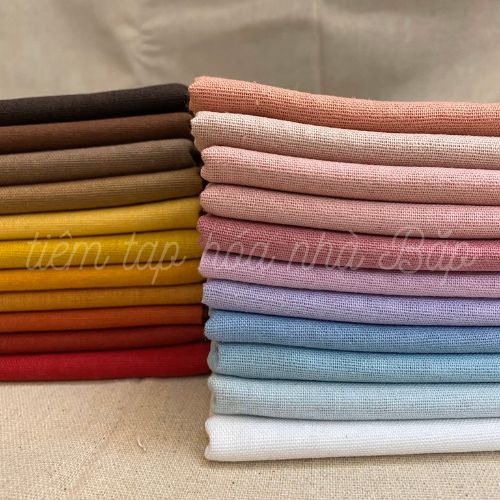 Vải Linen Bột Tông Màu Pastel