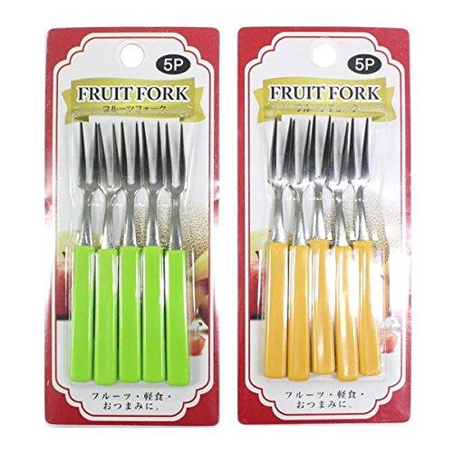 Set 5 dĩa mini xiên hoa quả - Hàng Nhật nội địa