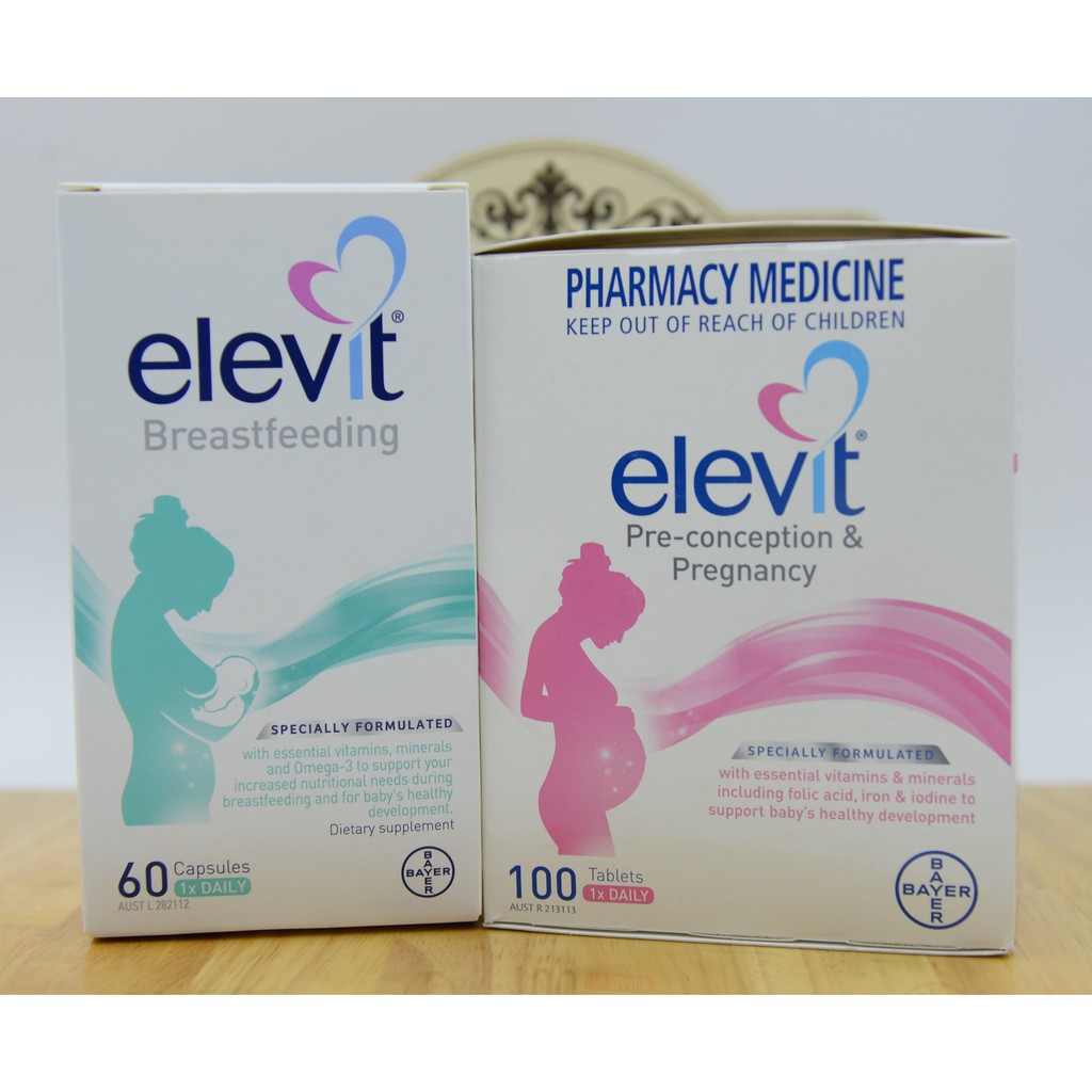 Elevit chính hãng Úc – Vitamin bà bầu (100 viên)
