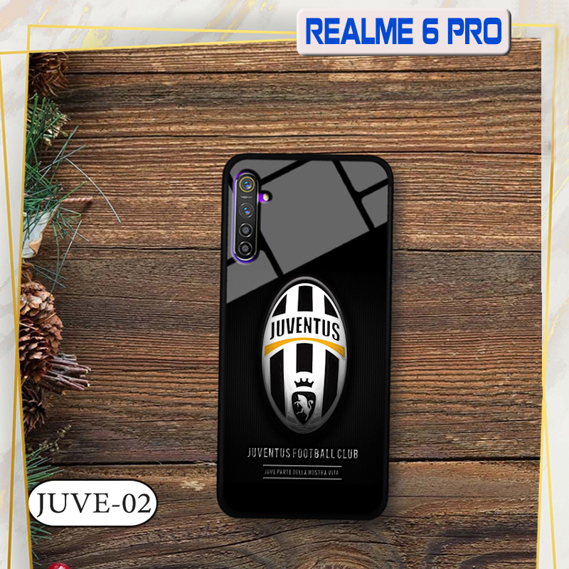 Ốp kính 3D REALME 6 Pro - in biểu tượng đội bóng
