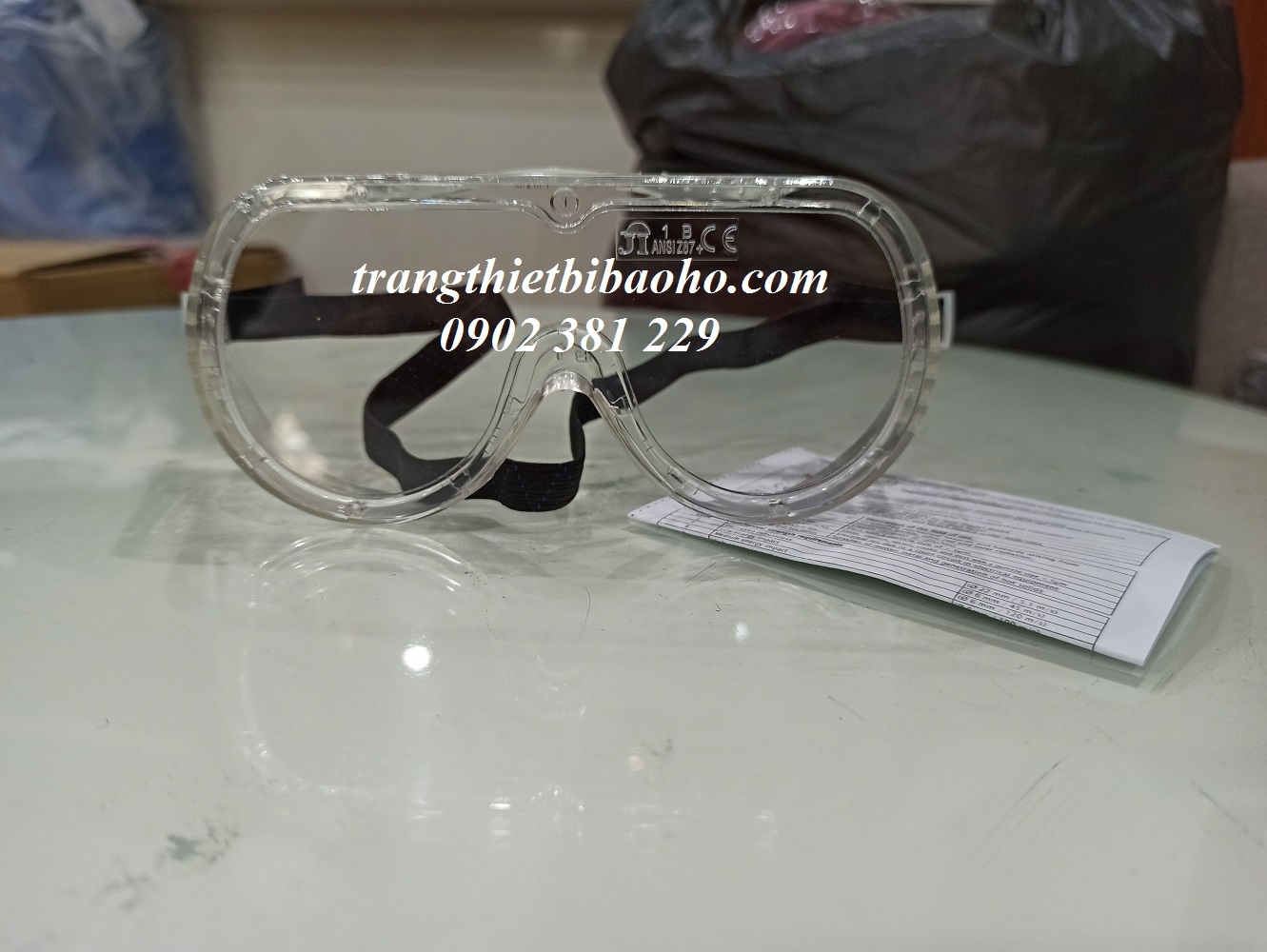 Kính bảo hộ dẻo chống hóa chất JG101