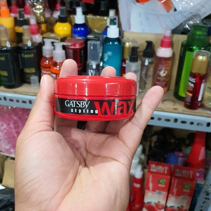 (75G) Wax Tạo Kiểu Tóc Gatsby - 3 Màu ( Đen, Đỏ, Xanh Dương)| - Màu Đen
