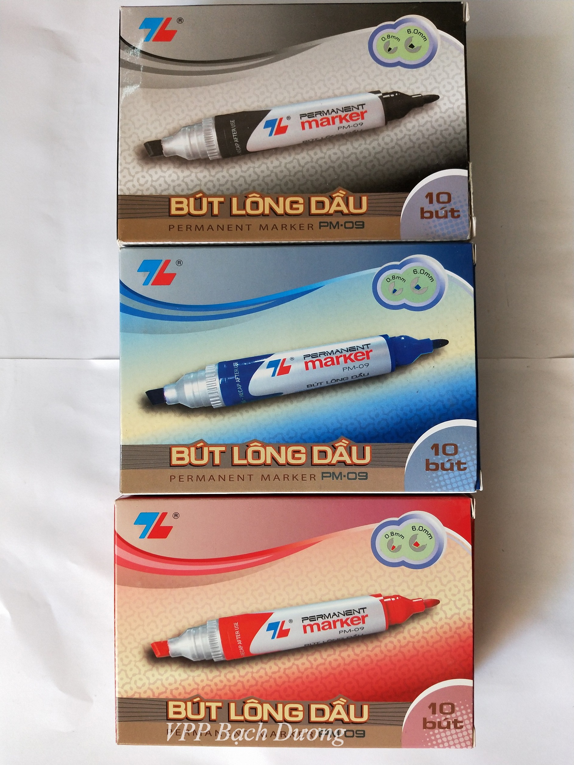 Bút lông dầu Thiên Long - 10 cây- PM-09