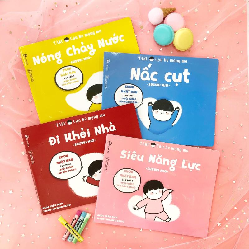 Mua Sách Ehon - Combo 4 cuốn Taku Cậu Bé Mộng Mơ - Cho bé 2 - 8 tuổi