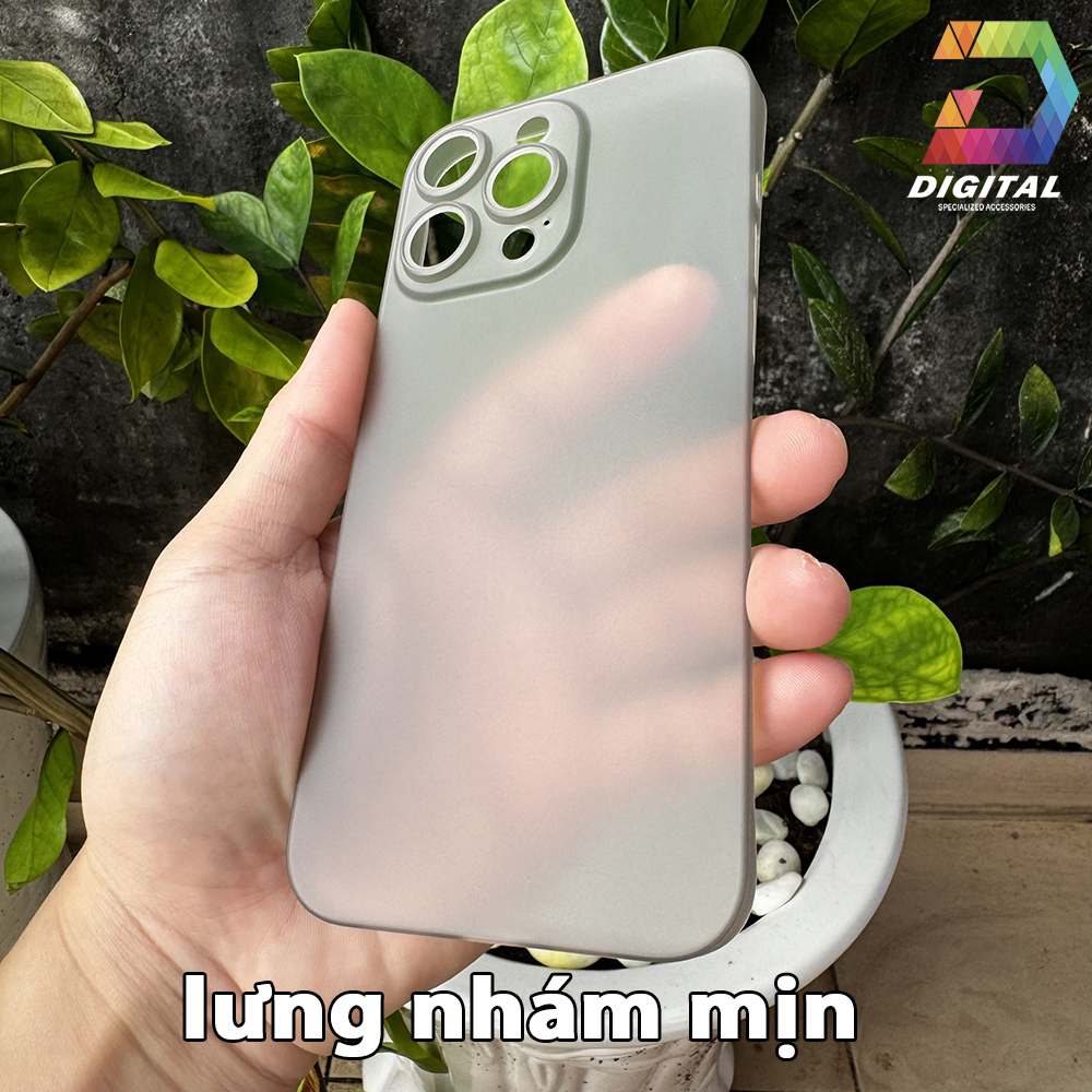 Combo of 2 Ultra Thin Unibody Matte Clear Cases for iPhone 15 Pro Max