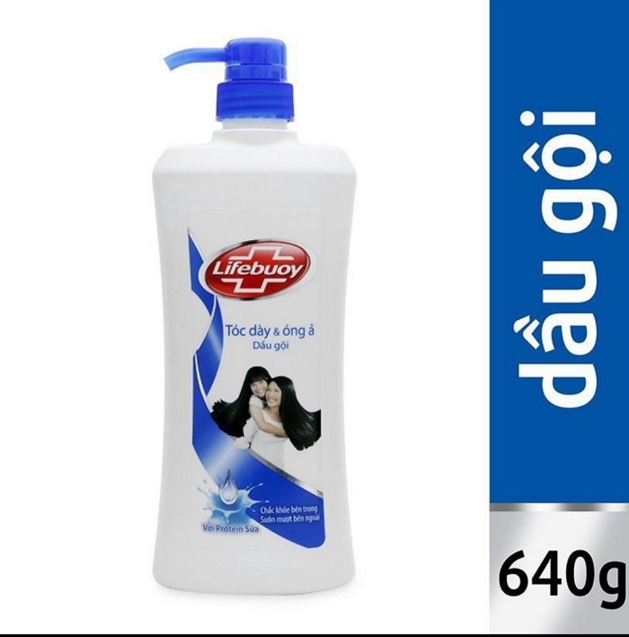 Dầu gội lifebuoy chai 640g 2 màu xanh/hồng