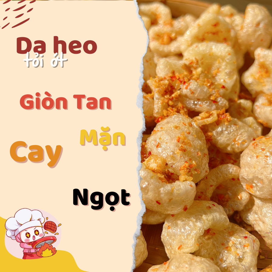 DA HEO CHIÊN TỎI ỚT