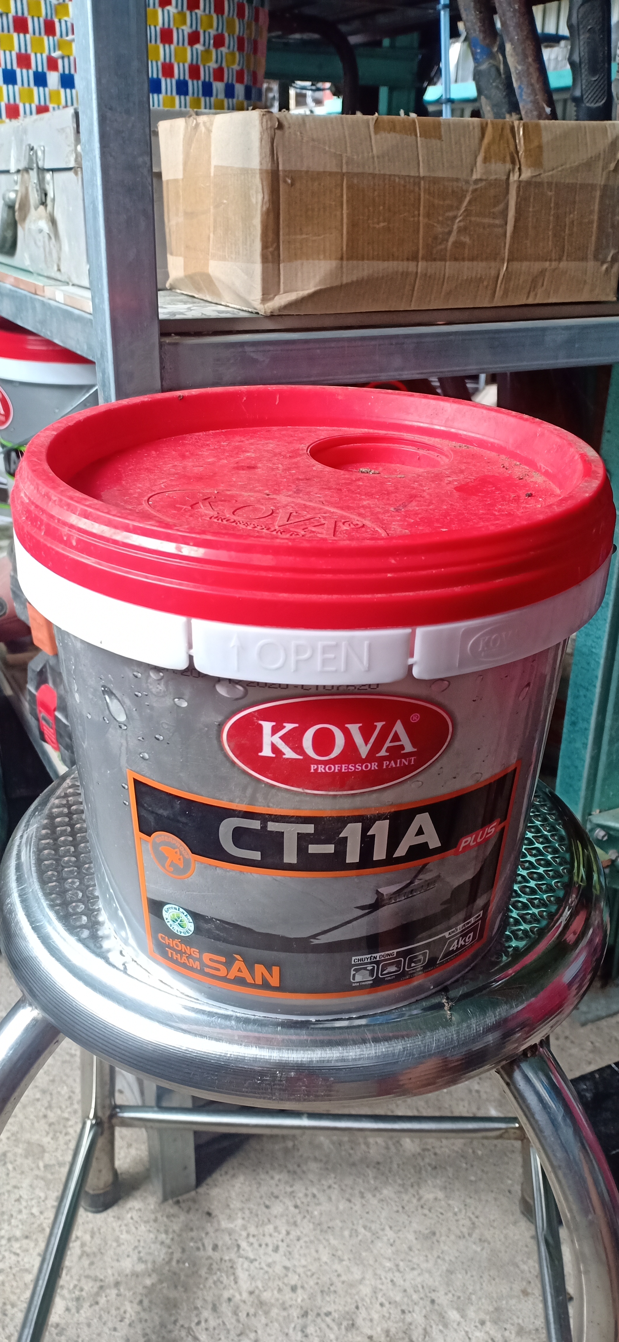 chống thấm sàn CT11A plus kova 4kg *SƠN KOVA chính hãng*