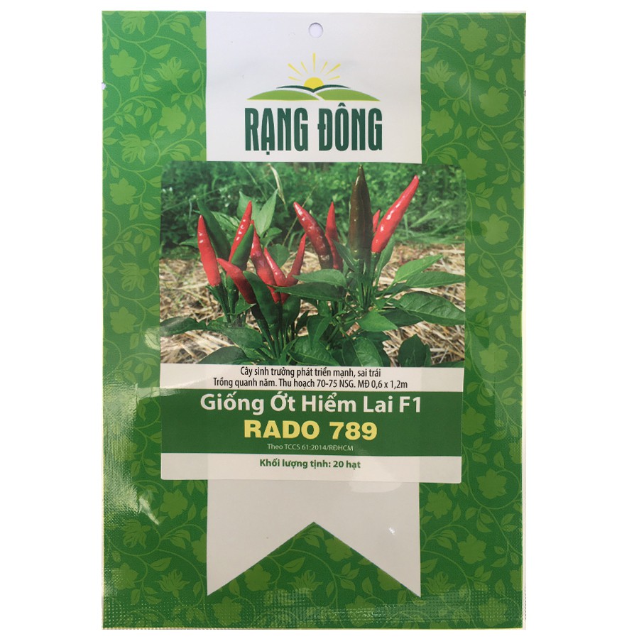 Hạt Giống Ớt Hiểm Lai Trái Chùm