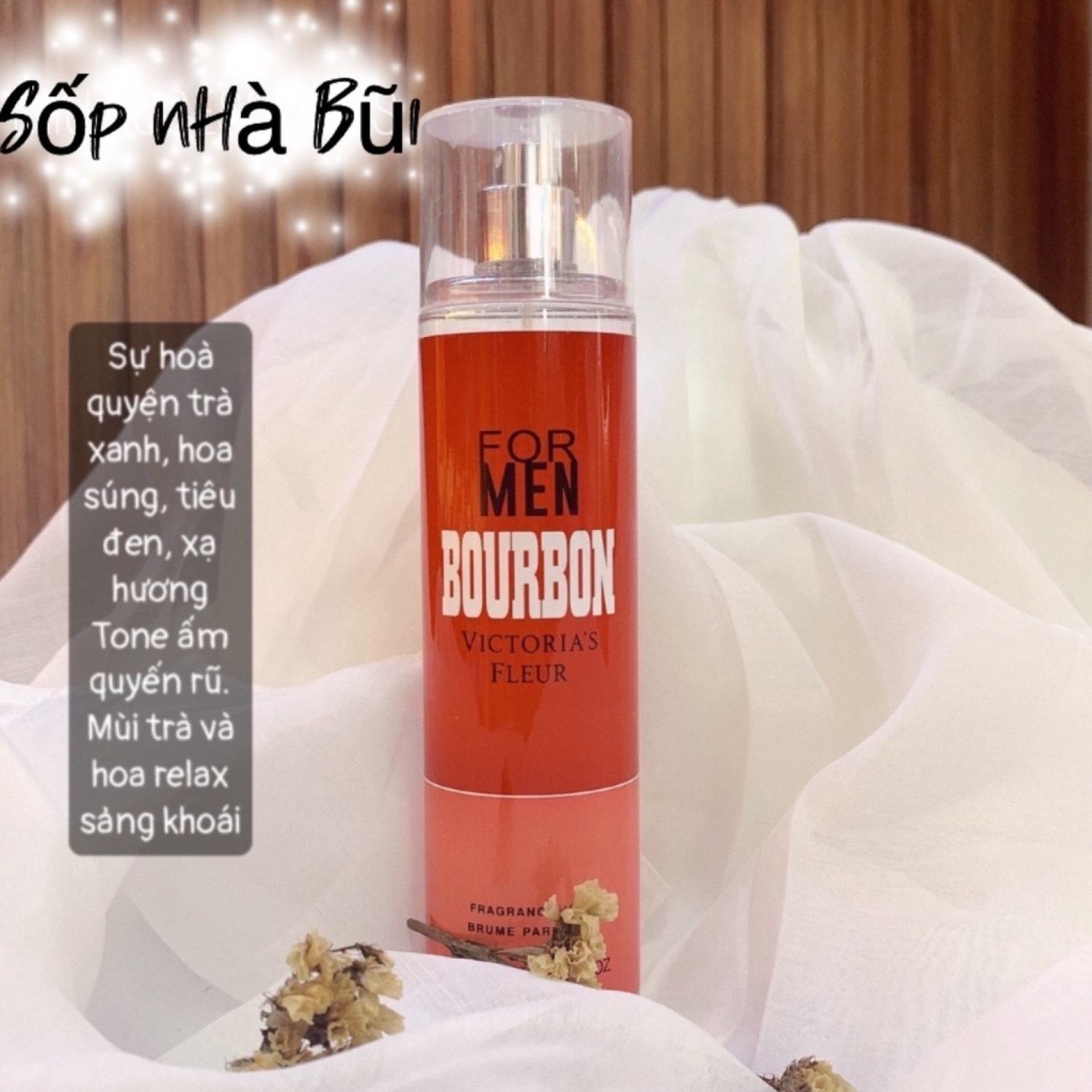 [HÀNG MỚI VỀ]Xịt thơm bodymist cho Nam 236ml Victoria Fleur