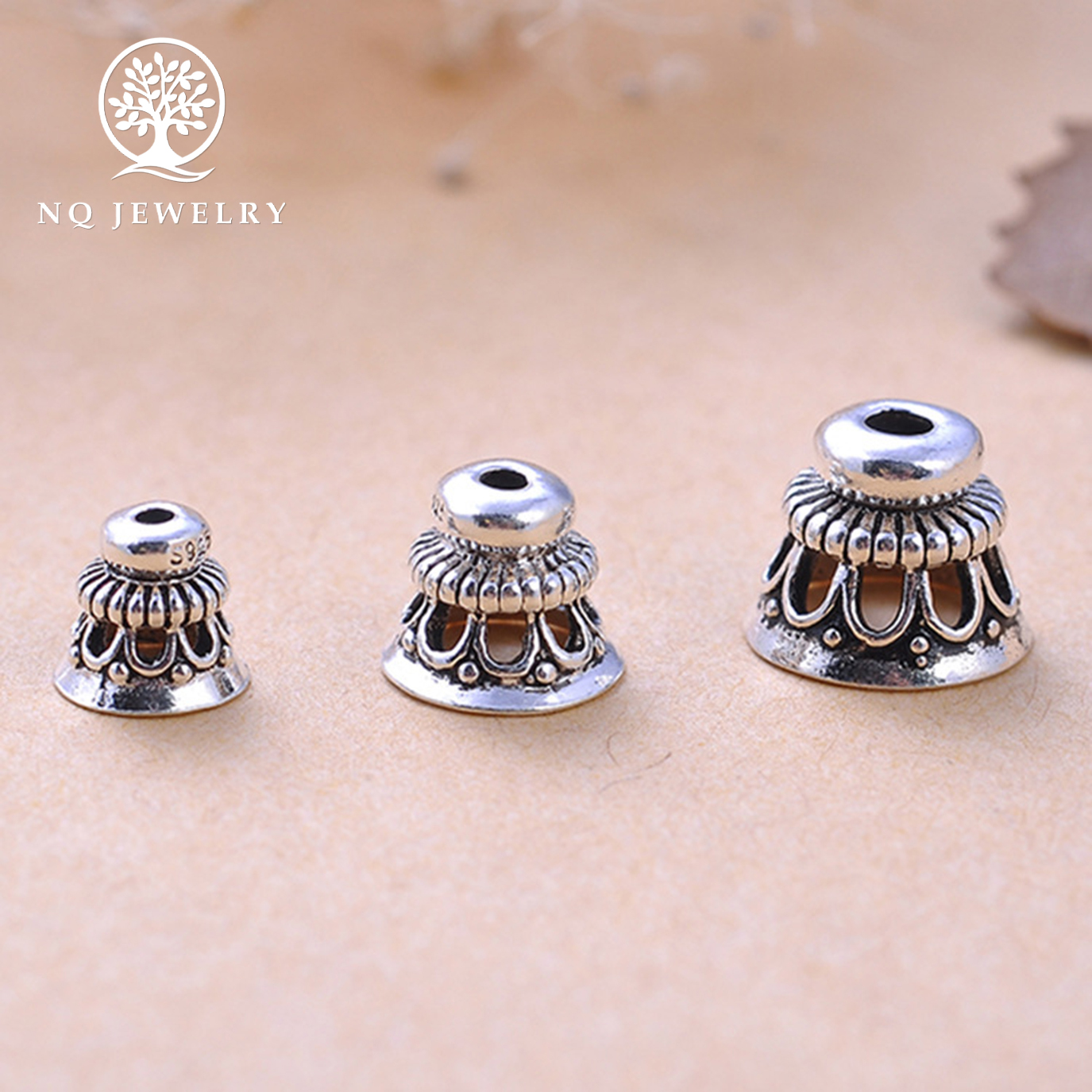 Charm bạc đầu chuông - NQ Jewelry