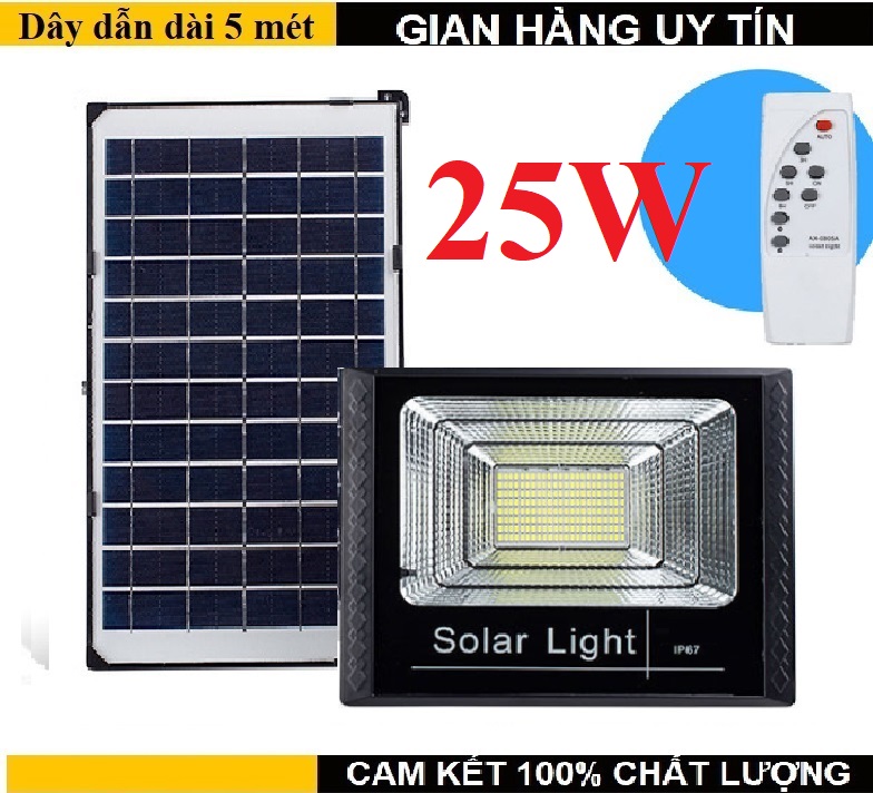 Đèn năng lượng mặt trời 25w