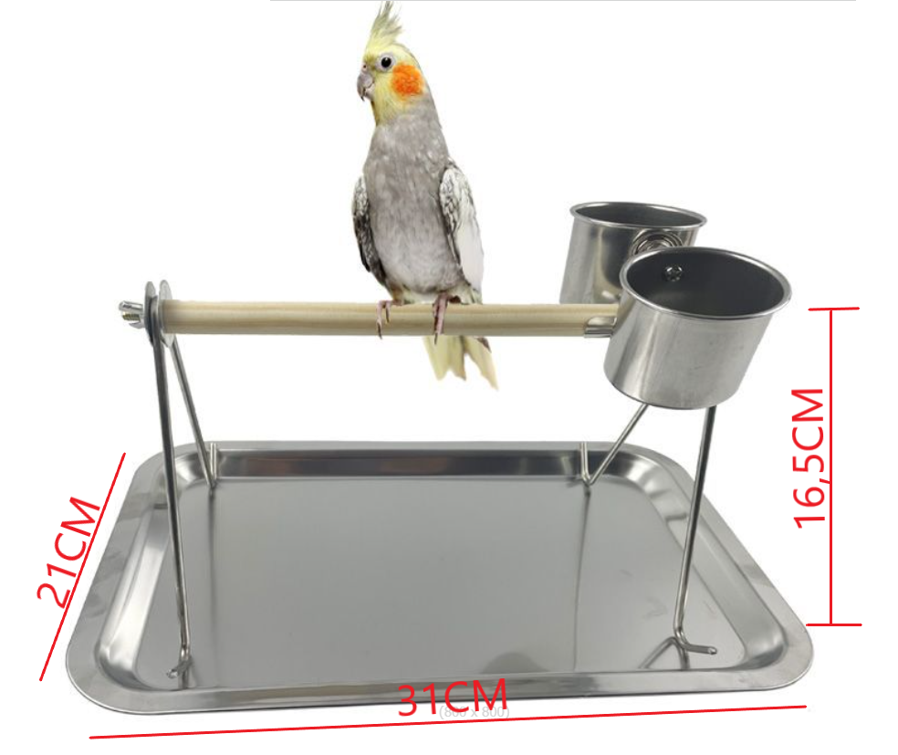 1 bộ cầu đứng để bàn cho các dong chim, vẹt nhỏ, trung